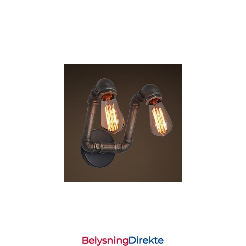 Retro Metallvegglampe Til Kafé