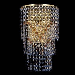 Krystall Vegglampe Moderne Samtids Metall