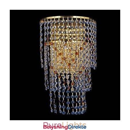 Krystall Vegglampe Moderne Samtids Metall