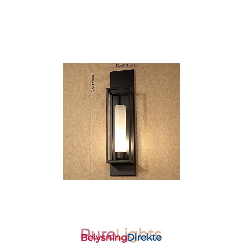 Vegglamper Vegglamper Rustikk Hytte Metall Spisestue Soverom Lesestue Metall + Glass