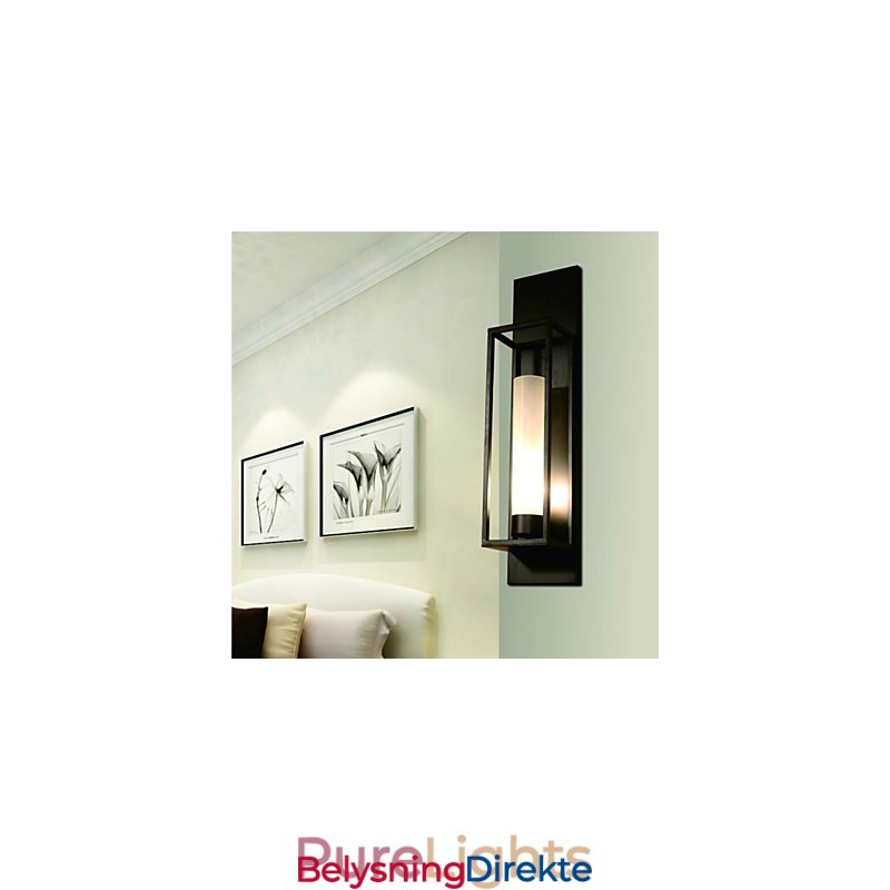 Vegglamper Vegglamper Rustikk Hytte Metall Spisestue Soverom Lesestue Metall + Glass