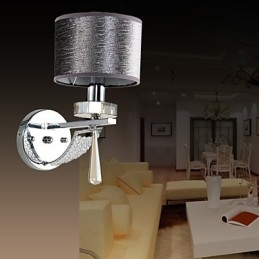 Krystall Vegglampe Moderne Samtids Metall