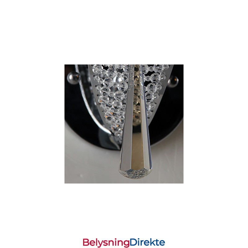 Krystall Vegglampe Moderne Samtids Metall