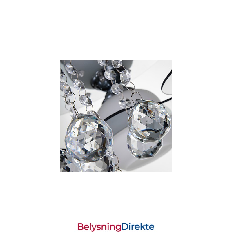 Fjernstyrt 5 Lys Med Blårød Moderne Taklampe For Innfelling