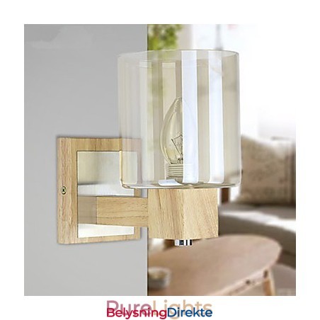 Vegglampetter Mini-Stil Tradisjonell Klassisk Tre Bambus