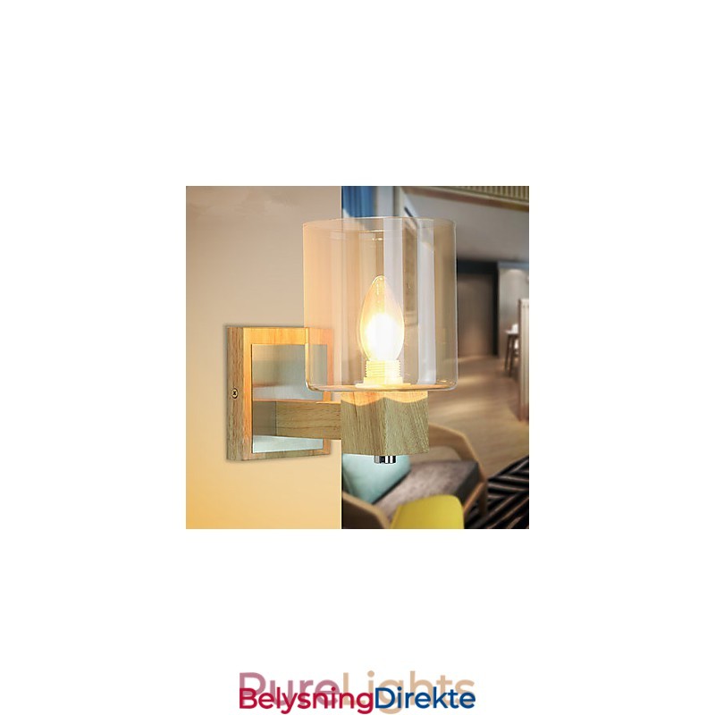 Vegglampetter Mini-Stil Tradisjonell Klassisk Tre Bambus