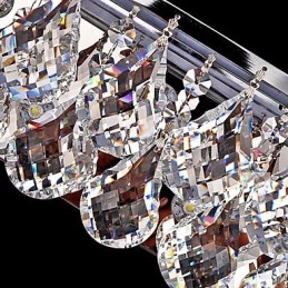 Krystall Vegglampe Moderne Samtids Metall