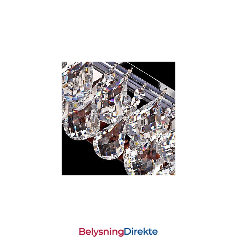 Krystall Vegglampe Moderne Samtids Metall