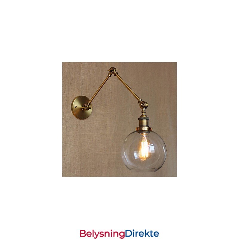 Vegglampetter Svinglamper Lesevegglamper Krystall Ministil Rustikk Hytte Metall