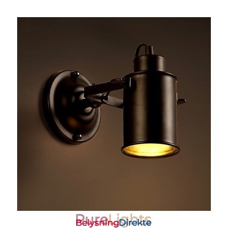 Vegglampe Moderne 1 Lys Metall