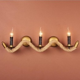 Mini-Vegglampe I Landlig Metall