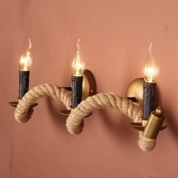 Mini-Vegglampe I Landlig Metall