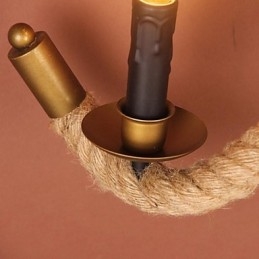 Mini-Vegglampe I Landlig Metall