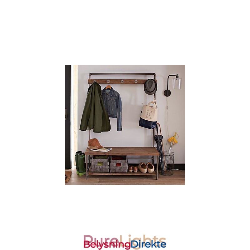 Moderne Vegglampe Med Trommeskjerm I Glass