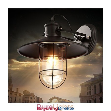 Vegglampetter I Ministil I Metall