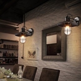 Vegglampetter I Ministil I Metall