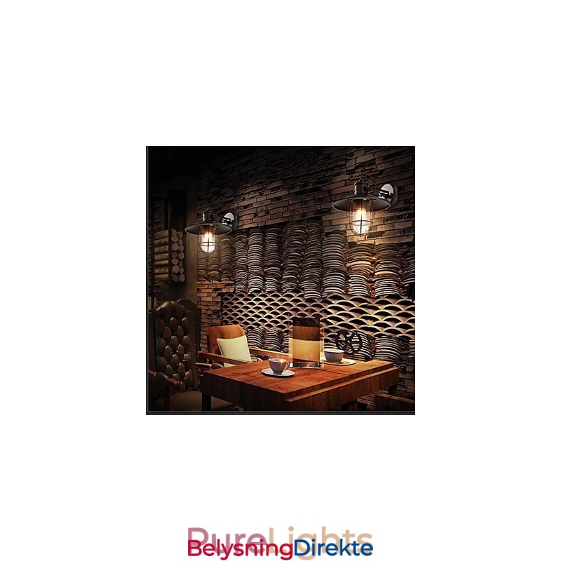 Vegglampetter I Ministil I Metall