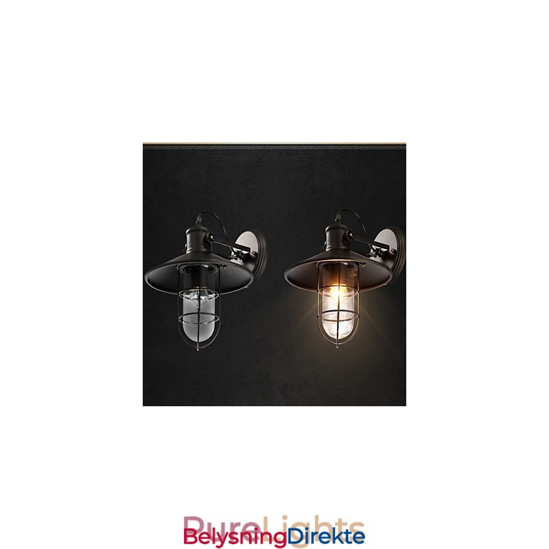 Vegglampetter I Ministil I Metall