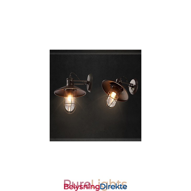 Vegglampetter I Ministil I Metall