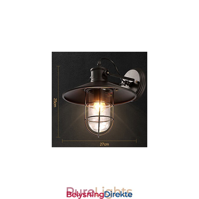 Vegglampetter I Ministil I Metall