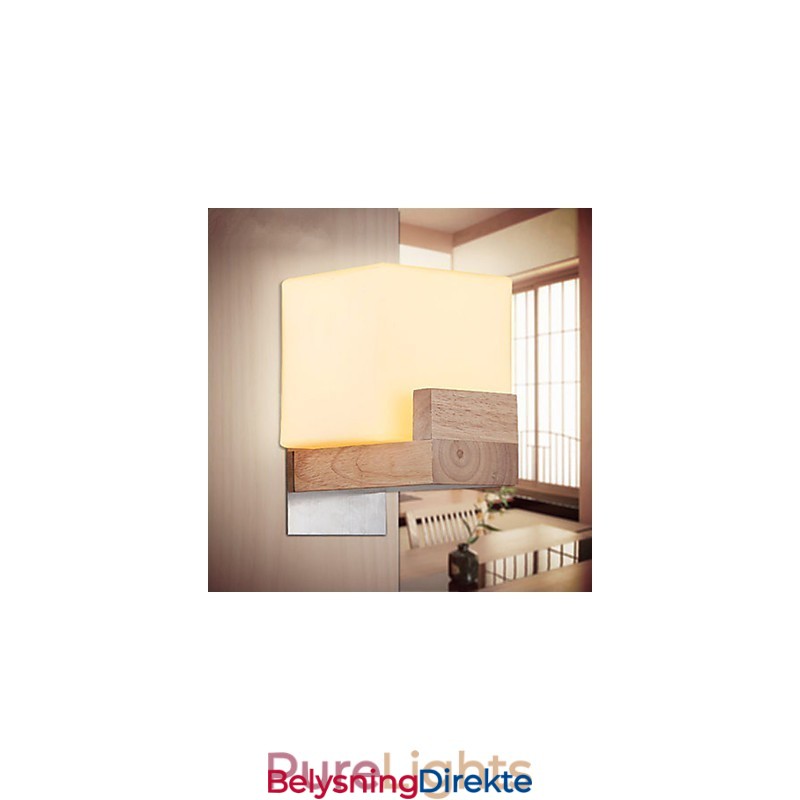 Vegglampetter Mini-Stil Tradisjonell Klassisk Tre Bambus