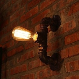 Retro Vegglampetter I Ministil I Rustikk Metall I Hyttestil