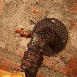 Retro Vegglampetter I Ministil I Rustikk Metall I Hyttestil