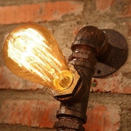 Retro Vegglampetter I Ministil I Rustikk Metall I Hyttestil