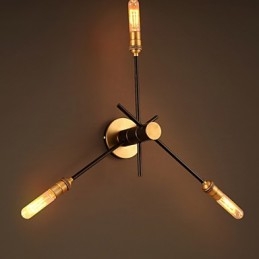Amerikansk Kreativ Loft Restaurering Av Gamle Måter Er Lageret Vegglampe Lys