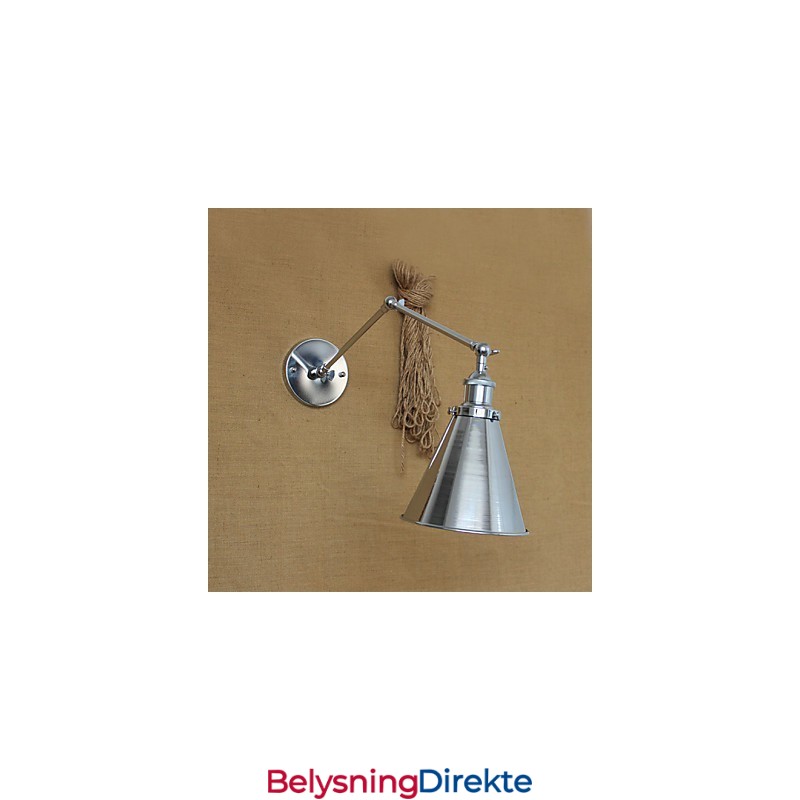 Vegglampetter Svinglamper Lesevegglamper Ministil Rustikk Lodge Metall