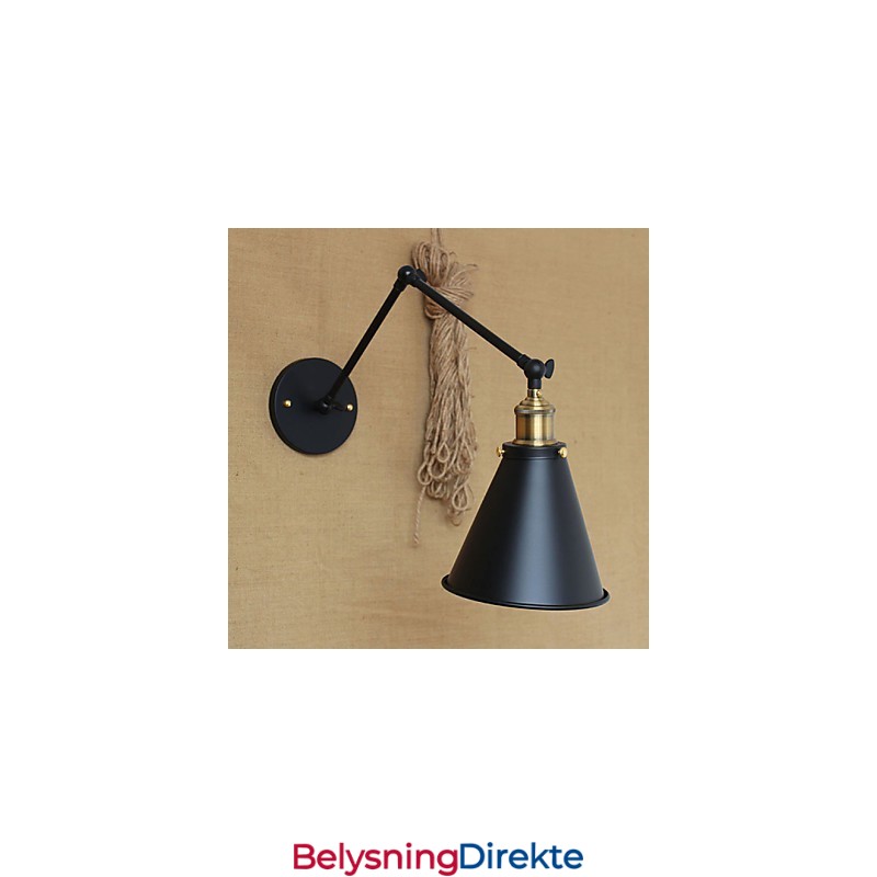 Vegglampetter Svinglamper Lesevegglamper Ministil Rustikk Lodge Metall