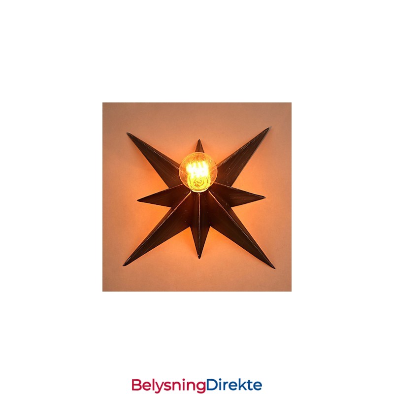 Kort Femkantet Stjernebelysning Personlig Moderne Vegglampe Barnehuslamper