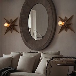 Kort Femkantet Stjernebelysning Personlig Moderne Vegglampe Barnehuslamper