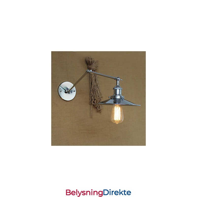 Vegglampetter Svinglamper Lesevegglamper Ministil Rustikk Lodge Metall