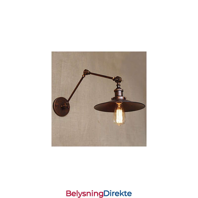 Vegglampetter Svinglamper Lesevegglamper Ministil Rustikk Lodge Metall