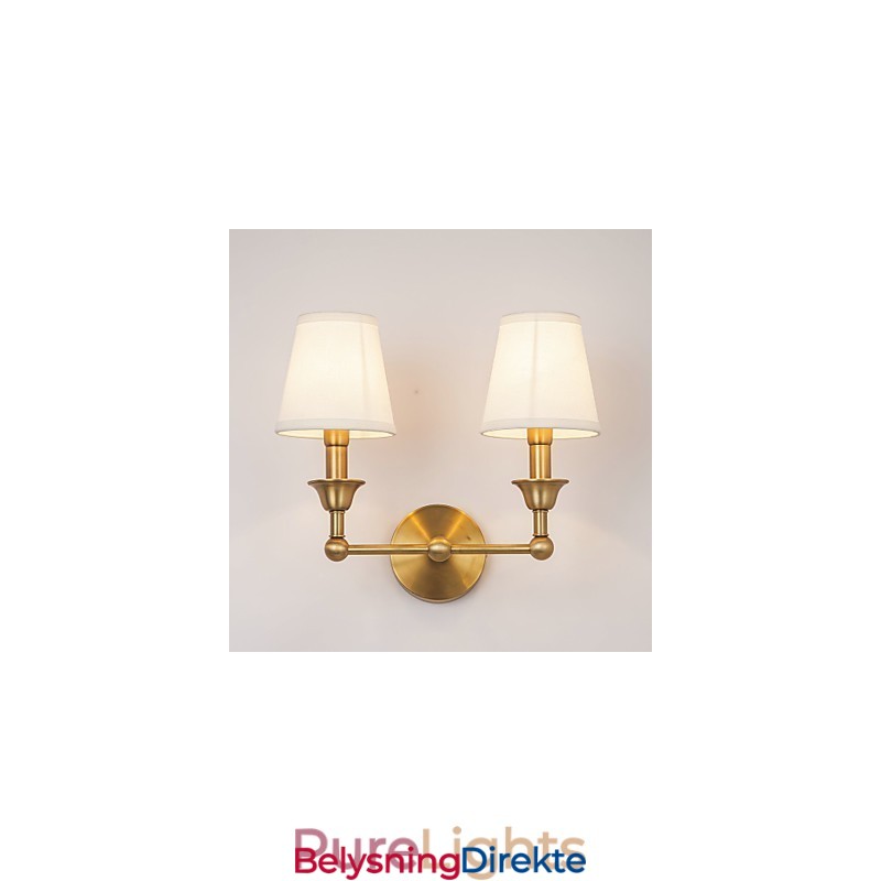 Mini-Vegglampe I Landlig Metall