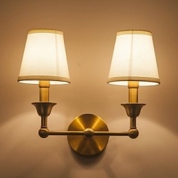 Mini-Vegglampe I Landlig Metall