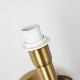 Mini-Vegglampe I Landlig Metall