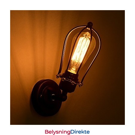 Luksuriøs Matel Vegglampe Med 1 Lys