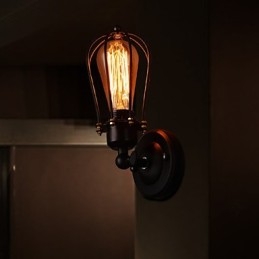 Luksuriøs Matel Vegglampe Med 1 Lys