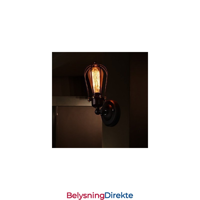 Luksuriøs Matel Vegglampe Med 1 Lys