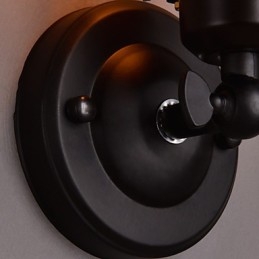 Luksuriøs Matel Vegglampe Med 1 Lys