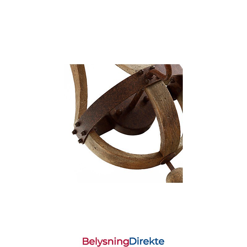 Mini-Vegglampetter I Rustikk Hyttestil I Tre, Bambus