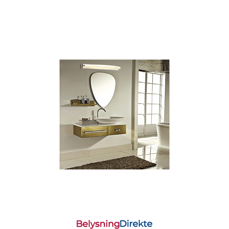 Speillampe I Rustfritt Stål Og Akryl