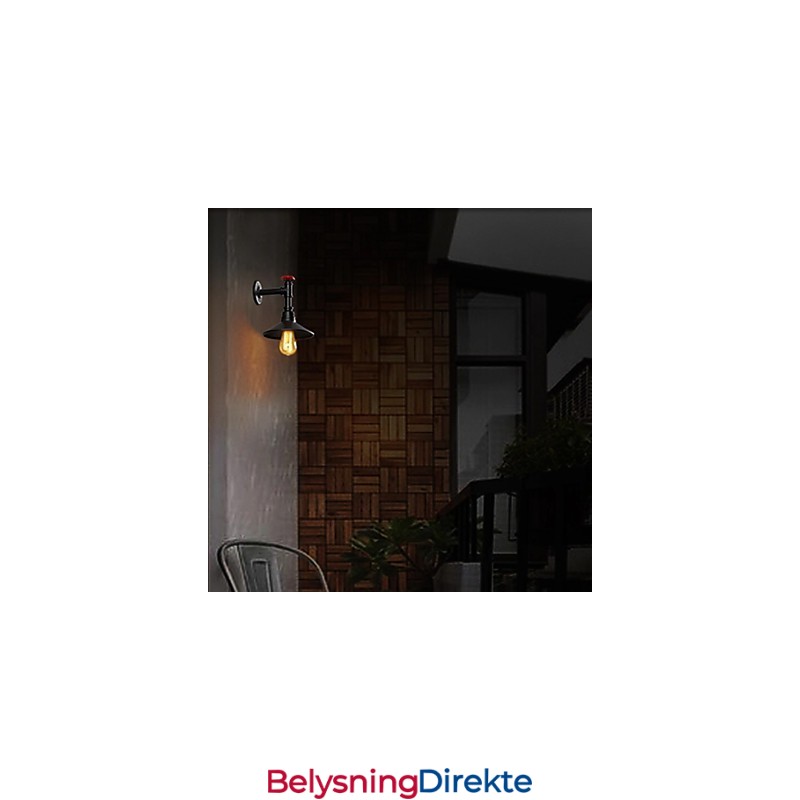 Mini Vegglampe Med 1 Lys, Konsis, Kremfarget Strykejern