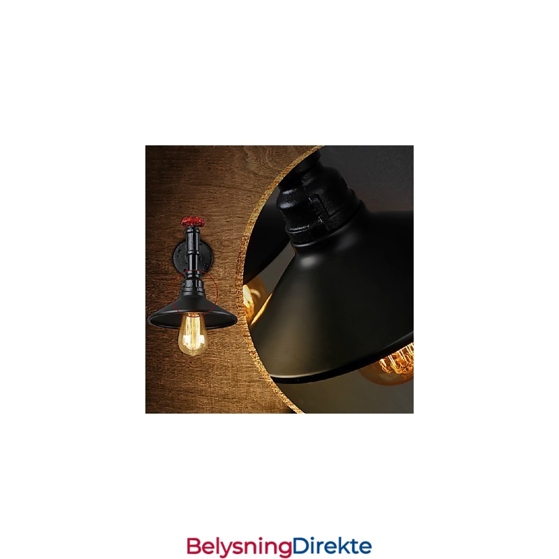 Mini Vegglampe Med 1 Lys, Konsis, Kremfarget Strykejern