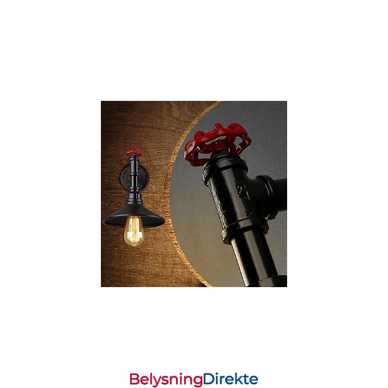 Mini Vegglampe Med 1 Lys, Konsis, Kremfarget Strykejern