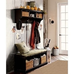 Naturinspirert Vegglampe I Jern Med Gjennomsiktig Glassskjerm