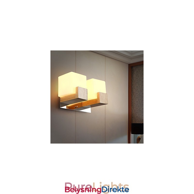 Vegglampetter Ministil Moderne Samtidsstil Tre Bambus