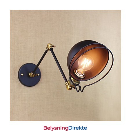 Vegglampetter Svinglamper Lesevegglamper Ministil Rustikk Lodge Metall